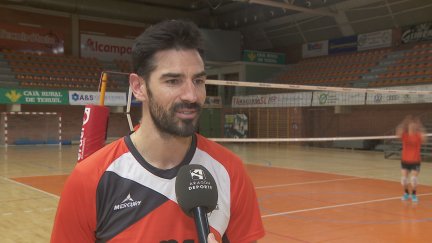 Maxi Torcello, en la previa al debut en Copa del Rey.