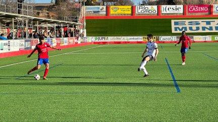 Lance del partido de la SD Tarazona
