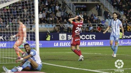 Giuliano Simeone durante el último encuentro ante el Málaga.
