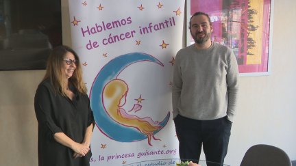 Mónica Sarasa, de la Asociación Izas, y Néstor Oliva, Gente de Bada Huesca. Foto: Aragón Deporte