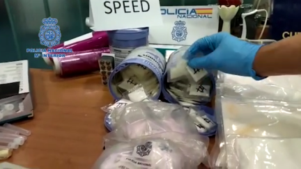 Parte de la droga incautada a los detenidos. / Policía Nacional