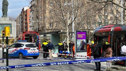 El accidente se ha producido a las 14:00 de este martes. / Aragón Noticias.