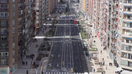 Nueva imagen de la avenida de Navarra. / Ayuntamiento de Zaragoza