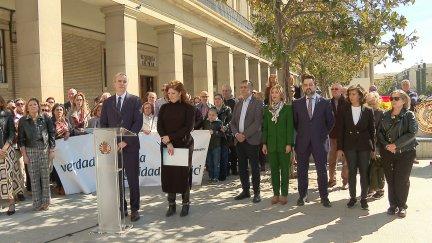 Acto en Zaragoza este sábado en el Día Europeo de las Víctimas del Terrorismo.