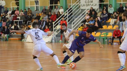 Imagen de una partido de esta temporada del Full Energía Zaragoza.