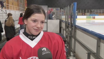 Mirta Giménez, durante su entrevista con Aragón Deporte.