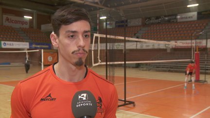 Mariano Vildósola, jugador del CV Teruel. Foto: Aragón Deporte