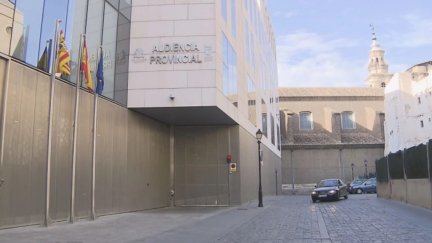 Fachada de la Audiencia Provincial de Zaragoza.