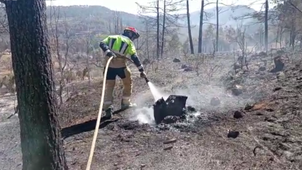 Continúan los trabajos sobre el terreno en Teruel. / Diputación de Teruel