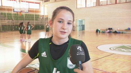Ariadna Villamor, jugadora del Stadium Casablanca. Foto: Aragón Deporte