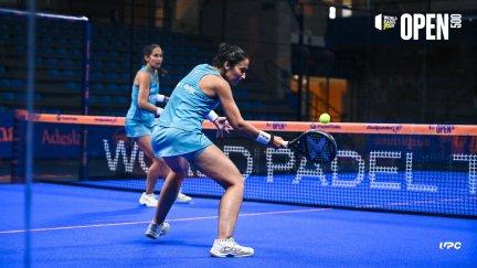 Majo y Mapi durante el partido. Foto: World Padel Tour