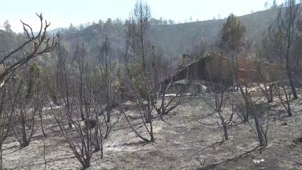 El incendio se mantiene estabilizado y con muy pocos puntos calientes.
