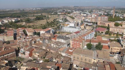 Vista aérea de Monzón (Huesca). / Ayuntamiento de Monzón