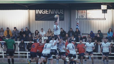 El Fénix Club de Rugby, en un partido de la temporada.