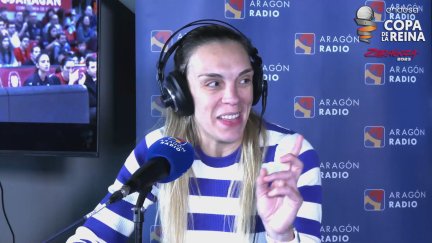 Luci Pascua durante la entrevista en AD Basket.