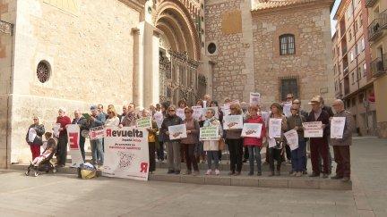Concentración de la España Vaciada en Teruel.