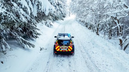 Un coche de los Pelotones de Gendarmería de Alta Montaña franceses. / Gendarmería Francesa-Europa Press