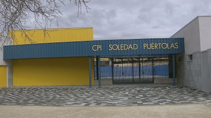Colegio Soledad Puértolas, en el barrio de Valdespartera en Zaragoza.