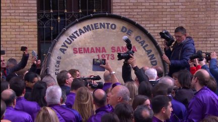 Imagen de archivo del año 2019, minutos antes de 'romper la hora'.