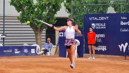Irene Burillo, durante el partido de este viernes.