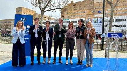 La práctica totalidad de los cabezas de lista en un acto del partido el pasado mes de marzo. / PP