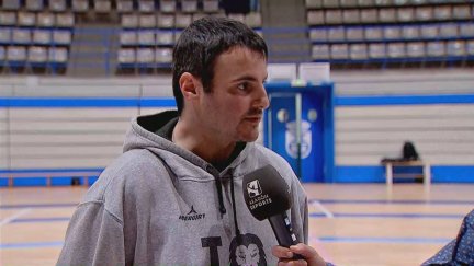 Carlos Cantero tras el choque ante el Leganés
