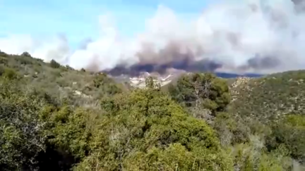 El incendio también ha afectado a la localidad leridana de La Granja d´Escarp.