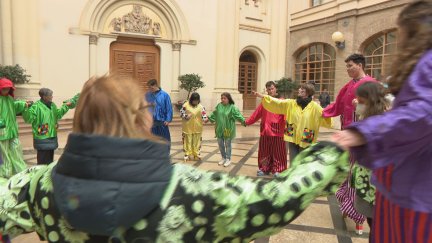 Las actividades para niños son las grandes protagonistas en los patios del Pignatelli.