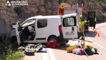 Imagen del vehículo accidentado. | DPZ