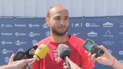 El jugador de la SD Huesca encara con ganas las próximas cinco jornadas.