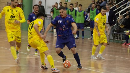 Imagen de un partido reciente del Full Energía Zaragoza.