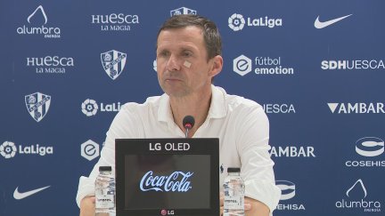 Cuco Ziganda en rueda de prensa.