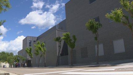 Salida del colegio Odón de Buen en Zuera.
