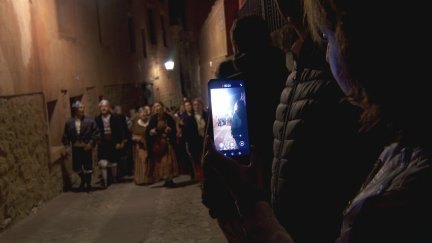 Celebración de los Mayos en Albarracín (Teruel).