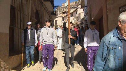 Imagen de la romería de Castellote.