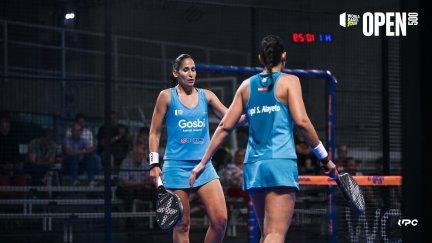 Mapi y Majo Alayeto durante la disputa del partido. Foto: World Padel Tour
