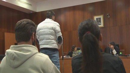 El autor material del ataque declarando durante una de las sesiones del juicio.