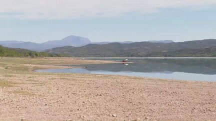El embalse de Barasona está al 55% de su capacidad.