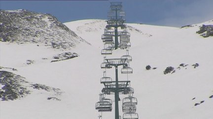 El telesilla de Canal Roya, por donde estaba prevista realizar la unión de Astún y Formigal.
