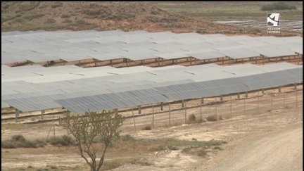Parque fotovoltaico del Grupo Bruc en Fuentes de Ebro.