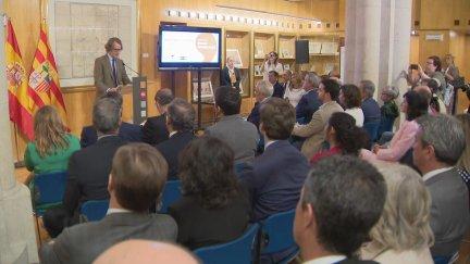 Acto de Homenaje a la Palabra en las Cortes de Aragón.