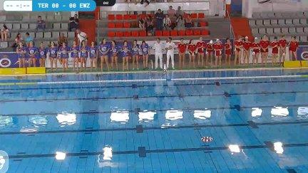 Una imagen del encuentro disputado este sábado en la piscina del CN Terrassa.