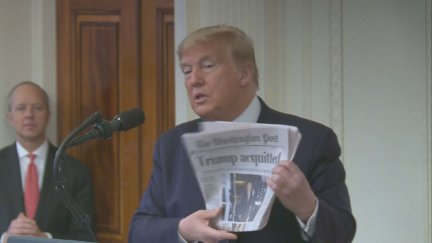 Donald Trump en una imagen de archivo.
