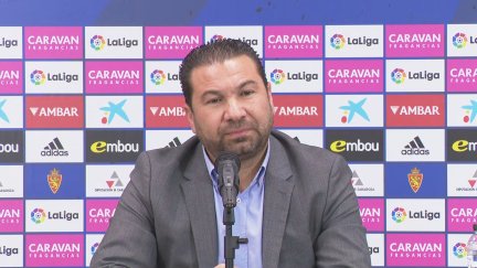 Cordero durante la rueda de prensa.