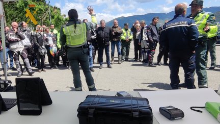 En la jornada han participados agentes de la Guardia Civil y de la Gendarmería. | Guardia Civil