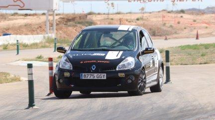 David Tesán, durante su participación en el VII Slalom Circuito de Samper.