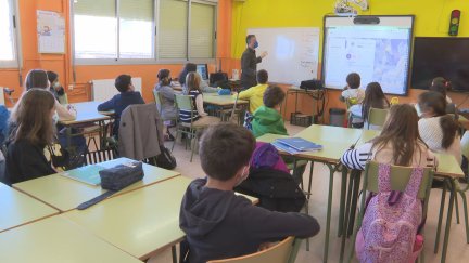 Una clase de alumnos de Primaria.