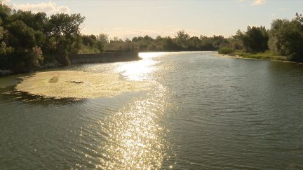 El Ebro a su paso por Zaragoza.