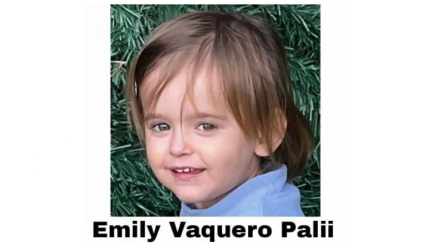 Imagen de la niña desaparecida, Emily Vaquero.