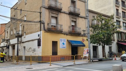 En el edificio desalojado, ubicado en calle Antonio Machado de Binéfar, tan solo residía una persona. | Ayuntamiento de Binéfar